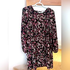 Cute Floral Pleated Dress